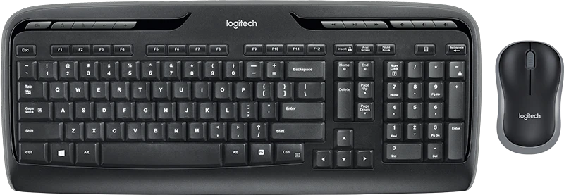Logitech MK330 Tastatur und Maus Schwarz