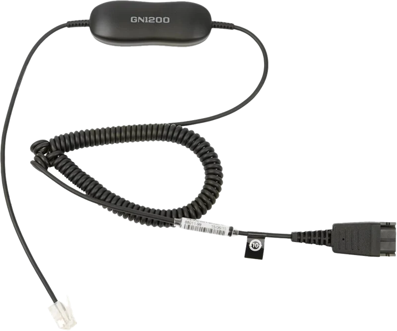 Jabra GN1200 CC Smart Cord Schwarz