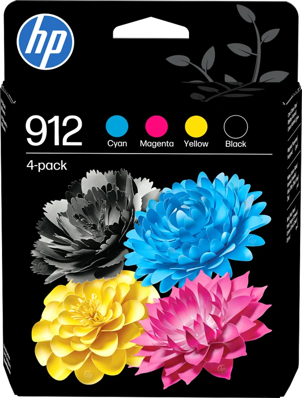 HP 912 Multipack Schwarz/Cyan/Magenta/Gelb