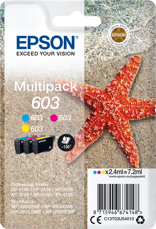 Epson 603 Multipack Cyan/Magenta/Gelb