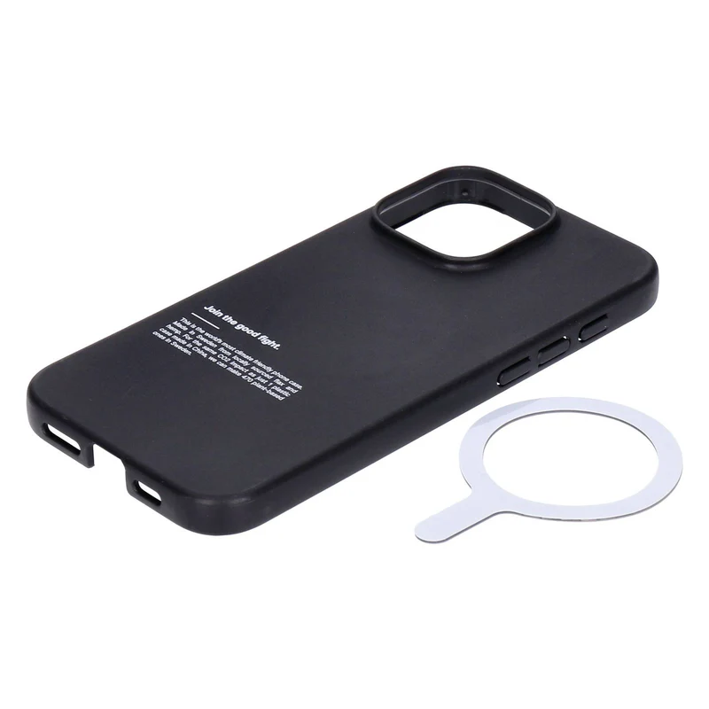 agood company PLANTPRTCT Case schwarz passend für iPhone 16 Pro Max Join the good fight mit Magsafe