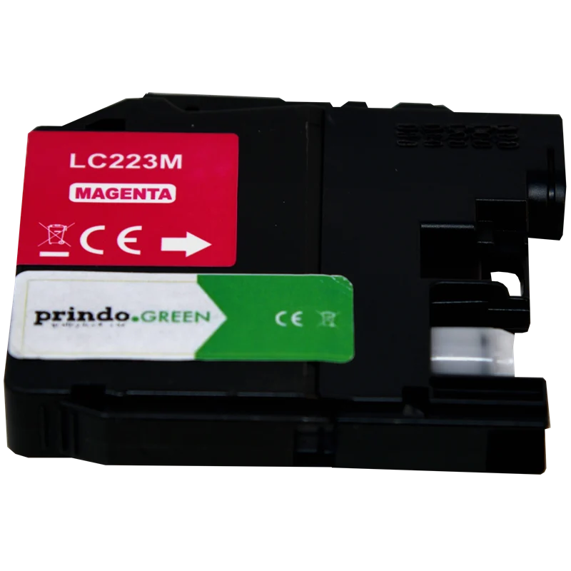 Prindo Green Druckerpatrone kompatibel mit Brother LC223M Magenta