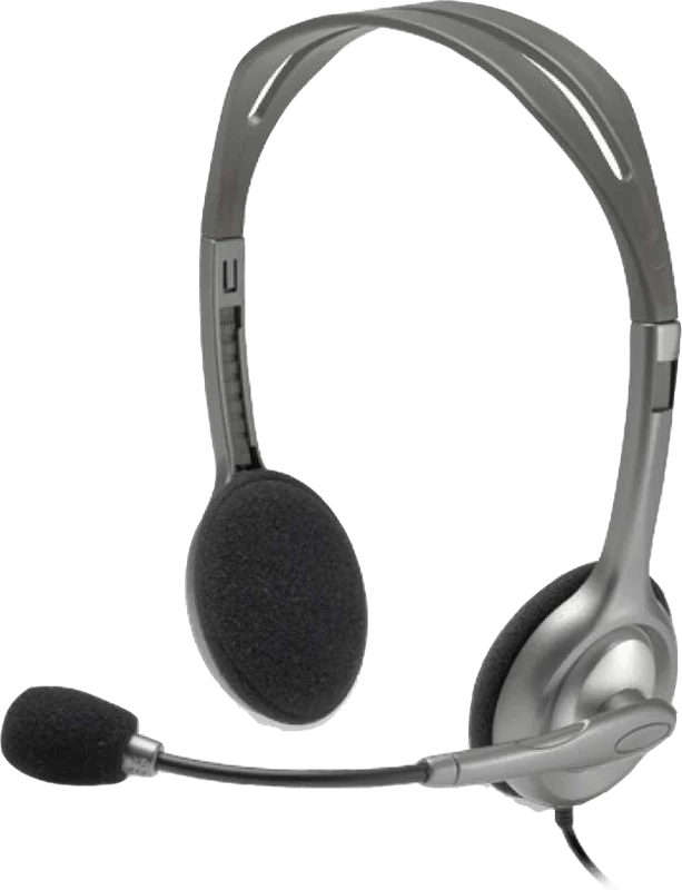 Logitech Stereo Headset H110 Schwarz / Silber