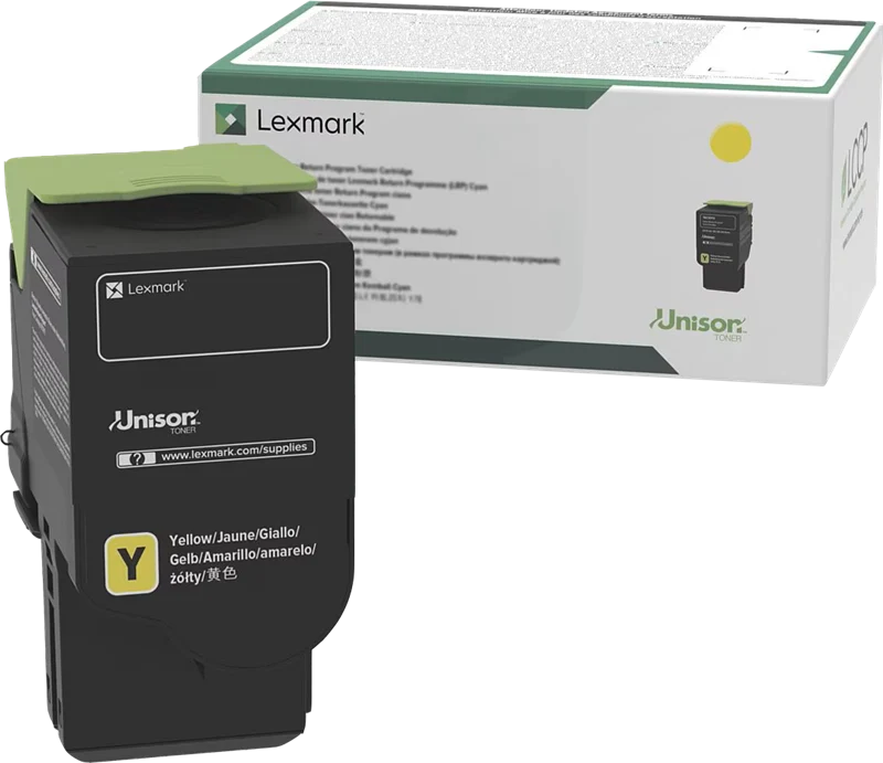 Lexmark 78C2XY0 Gelb Toner