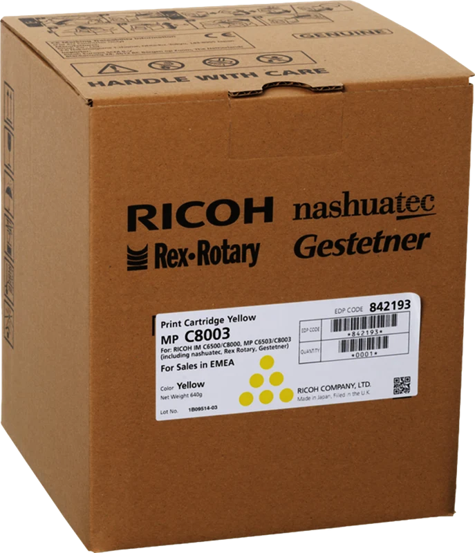 Ricoh MP C8003Y Gelb Toner