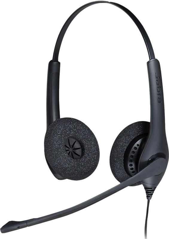 Jabra BIZ 1500 Duo Headset Schwarz