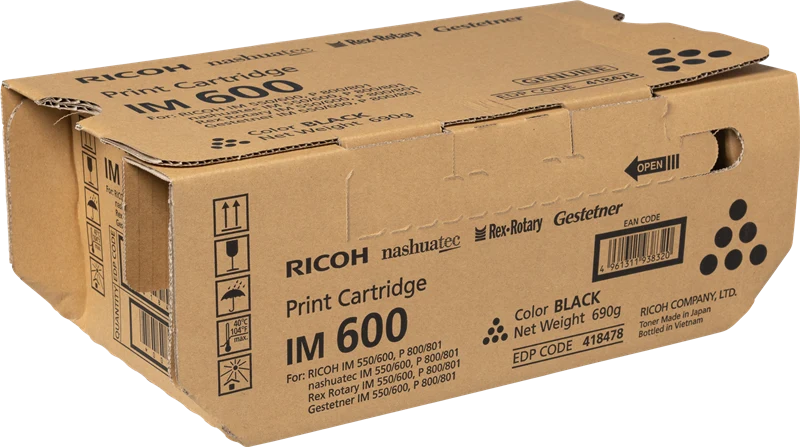 Ricoh IM 600 Schwarz Toner