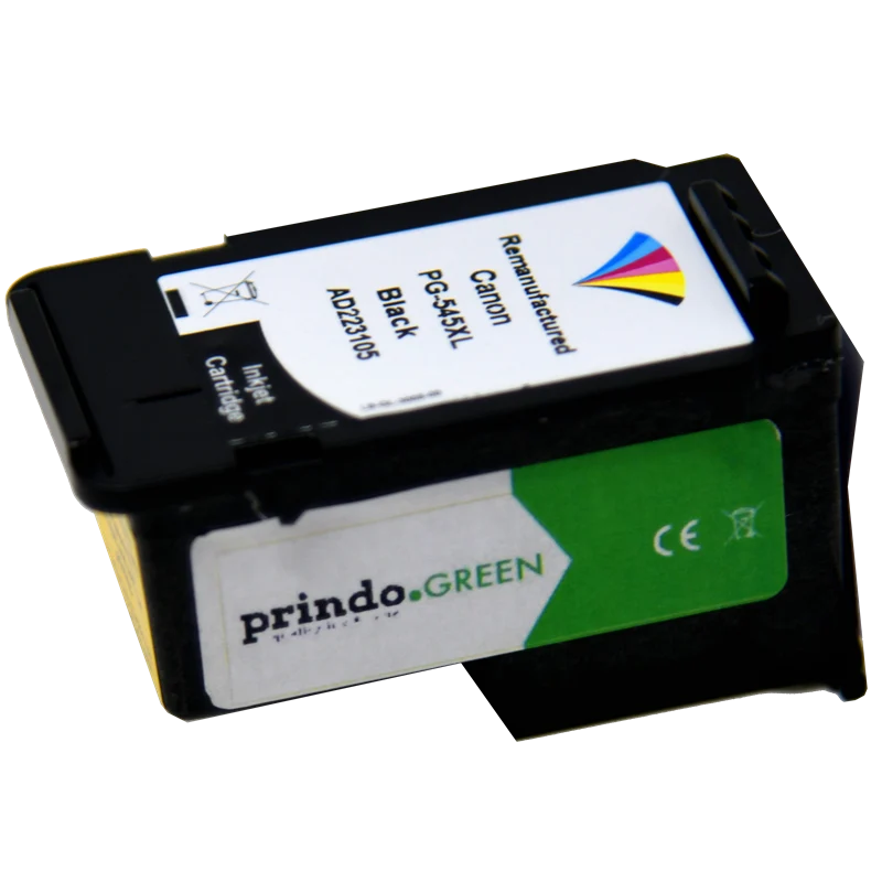 Prindo Green XL Druckerpatrone kompatibel mit Canon PG-545XL Schwarz