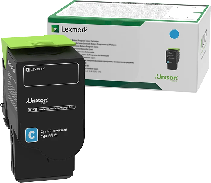 Lexmark 78C20C0 Cyan Toner