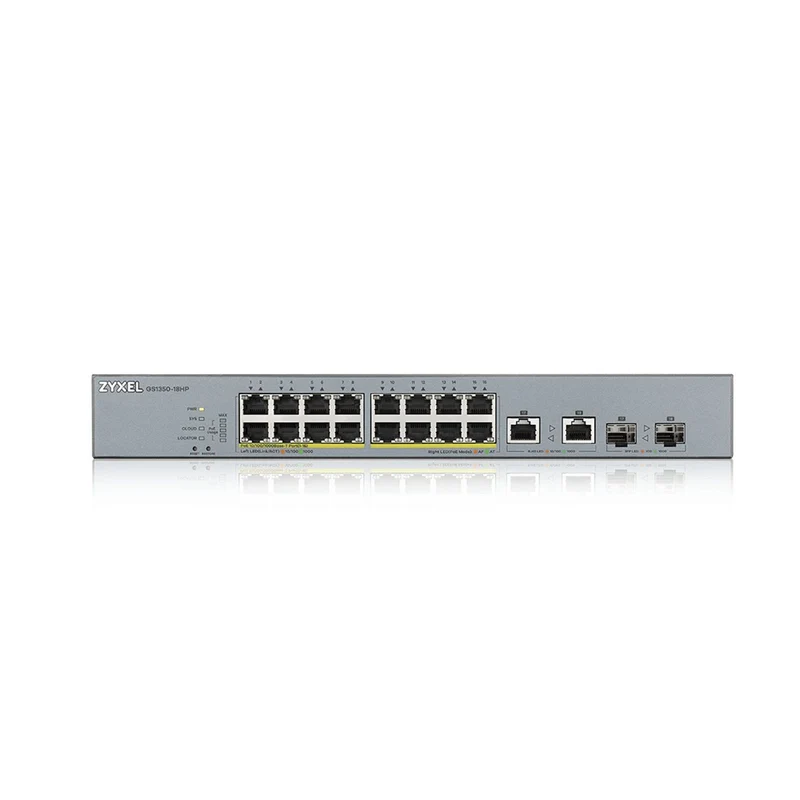 Zyxel GS1350-18HP-EU0101F Netzwerk-Switch Managed L2 Gigabit Ethernet (10/100/1000) Power over