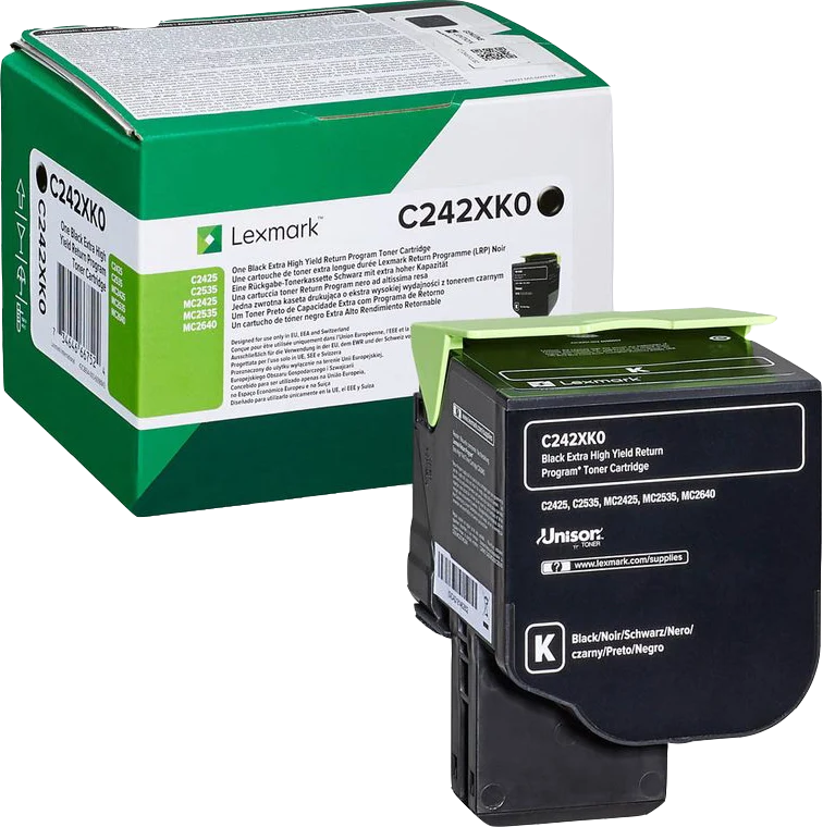 Lexmark C242XK0 Schwarz Toner