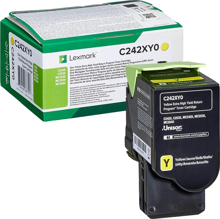 Lexmark C242XY0 Gelb Toner