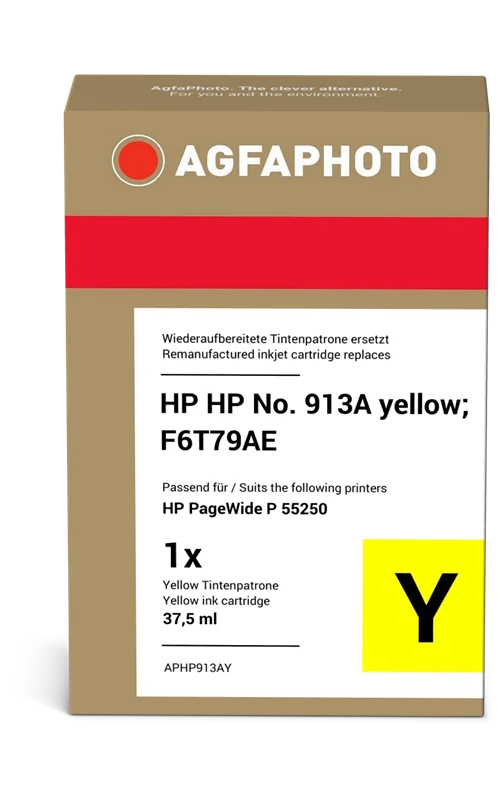 Agfa Photo Druckerpatrone kompatibel mit HP 913A Gelb