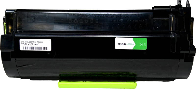 Prindo Green XXL Toner kompatibel mit Lexmark 502X Schwarz