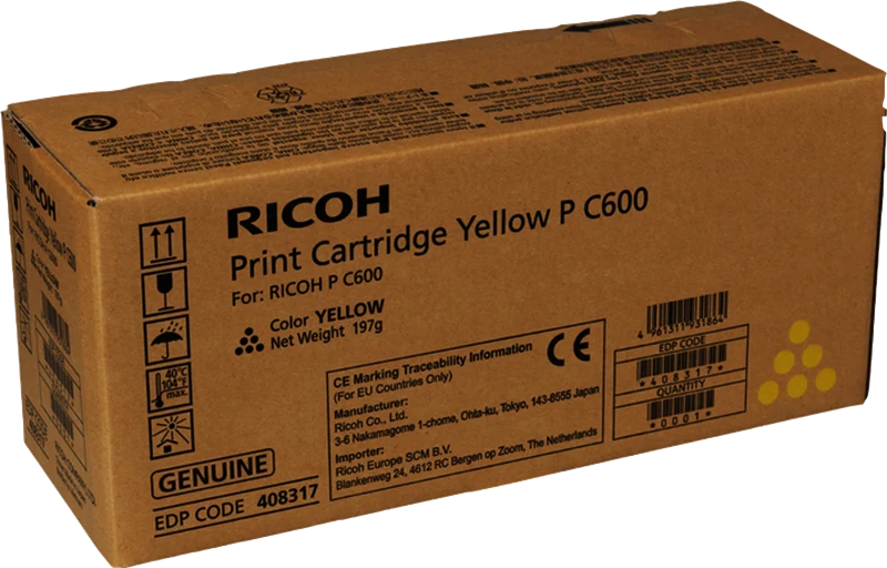 Ricoh P C600Y Gelb Toner