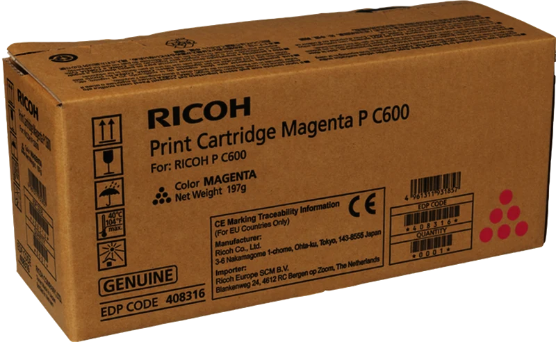 Ricoh P C600M Magenta Toner