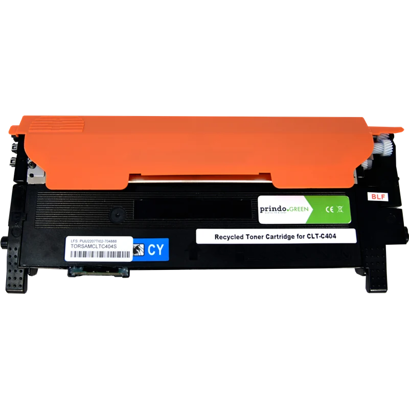 Prindo Green Toner kompatibel mit Samsung CLT-C404S Cyan