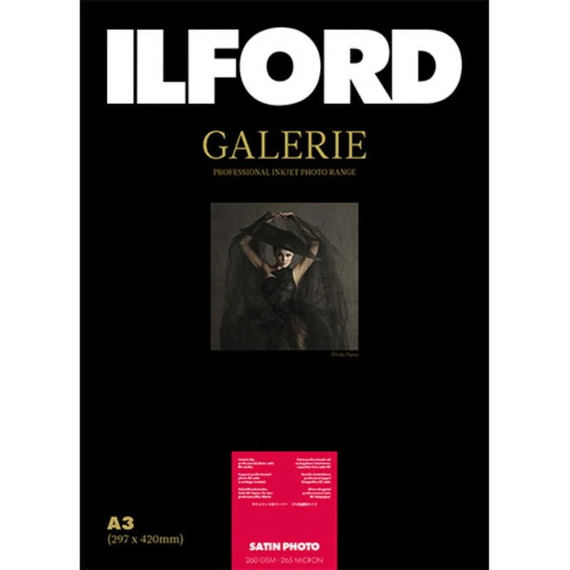 Ilford Galerie Satin Photo A3 25 Blatt