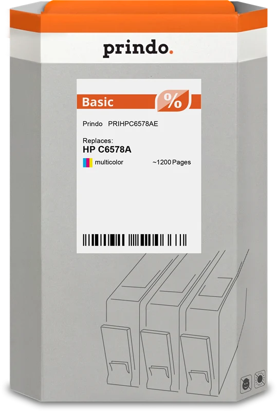 Prindo Basic Druckerpatrone kompatibel mit HP 78A mehrere Farben