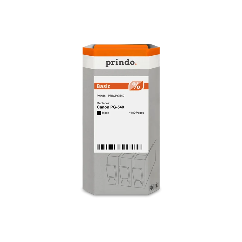 Prindo Basic Druckerpatrone kompatibel mit Canon PG-540 Schwarz