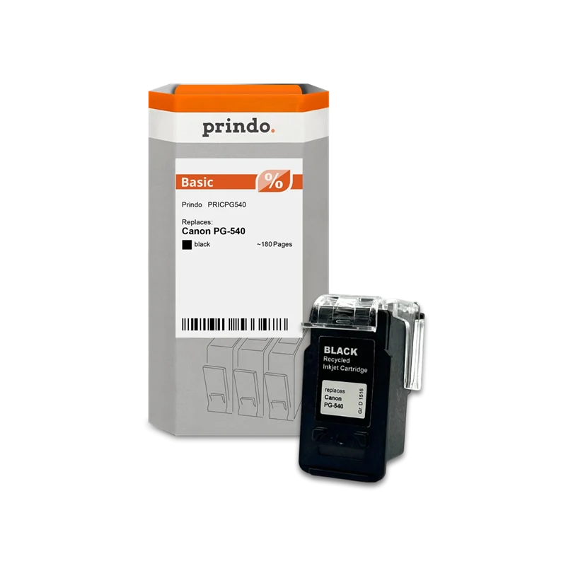Prindo Basic Druckerpatrone kompatibel mit Canon PG-540 Schwarz