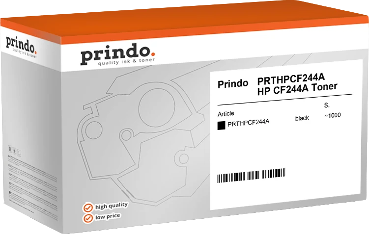 Prindo Classic Toner kompatibel mit HP 44 A Schwarz
