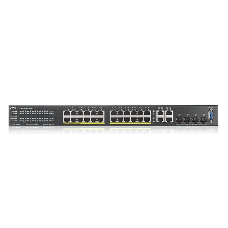 Zyxel GS2220-28HP-EU0101F Netzwerk-Switch Managed L2 Gigabit Ethernet (10/100/1000) Power over