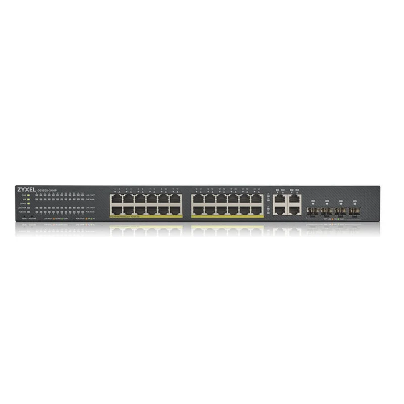 Zyxel GS1920-24HPV2 Managed Gigabit Ethernet (10/100/1000) Power over Ethernet (PoE) Schwarz