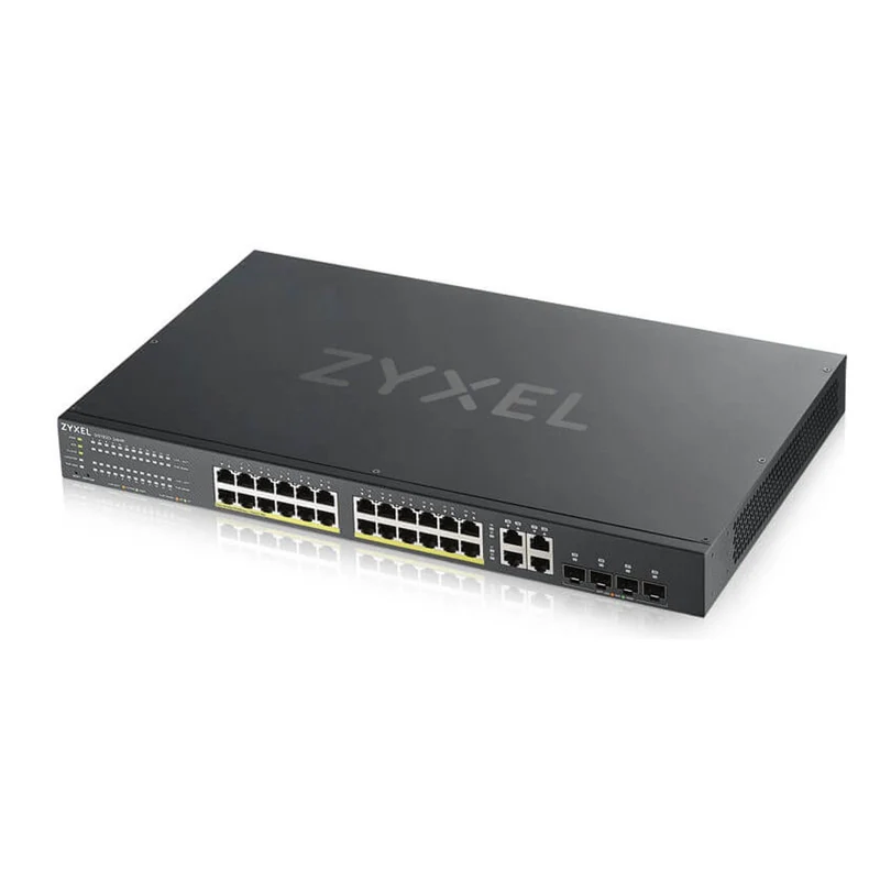Zyxel GS1920-24HPV2 Managed Gigabit Ethernet (10/100/1000) Power over Ethernet (PoE) Schwarz