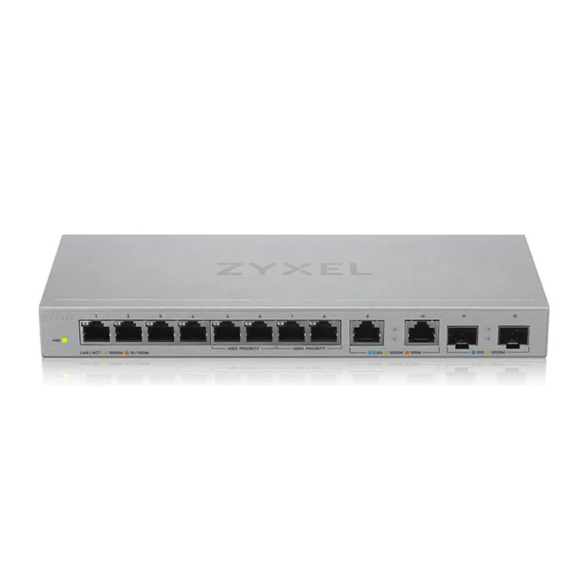 Zyxel XGS1010-12-ZZ0102F Netzwerk-Switch Unmanaged Gigabit Ethernet (10/100/1000) Grau
