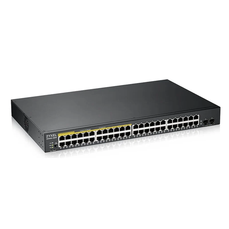 Zyxel GS1900-48HPv2 Managed L2 Gigabit Ethernet (10/100/1000) Power over Ethernet (PoE) Schwarz