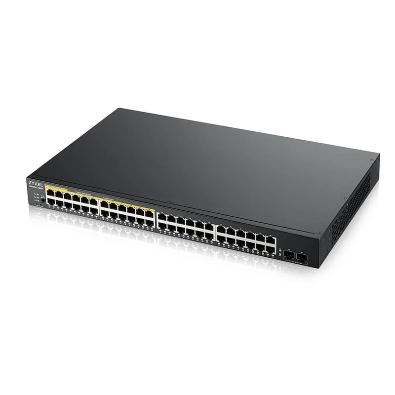 Zyxel GS1900-48HPv2 Managed L2 Gigabit Ethernet (10/100/1000) Power over Ethernet (PoE) Schwarz