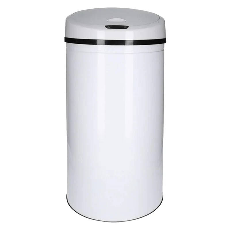 TP Sensor Mülleimer 40 L weiß rund