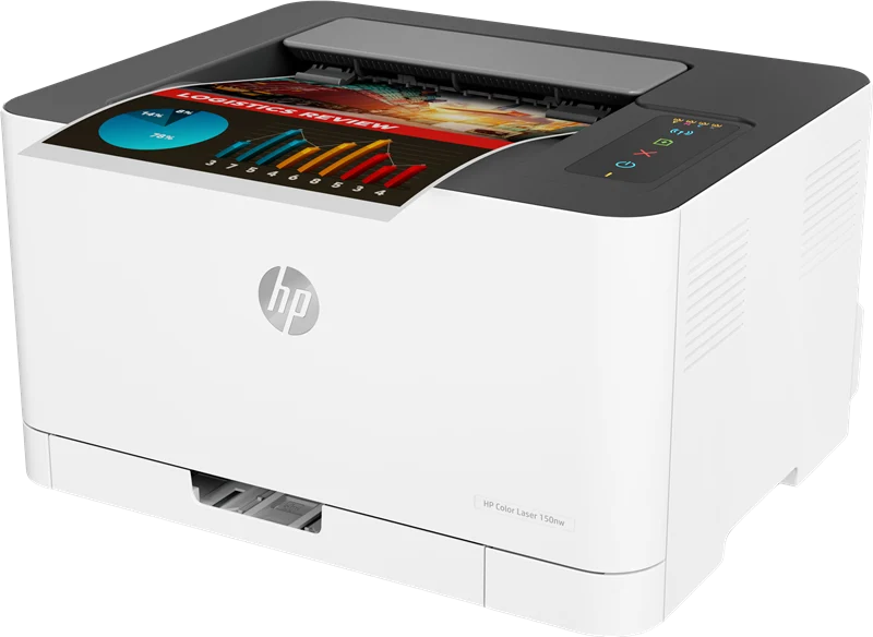 HP Color Laser 150nw Laserdrucker Weiss