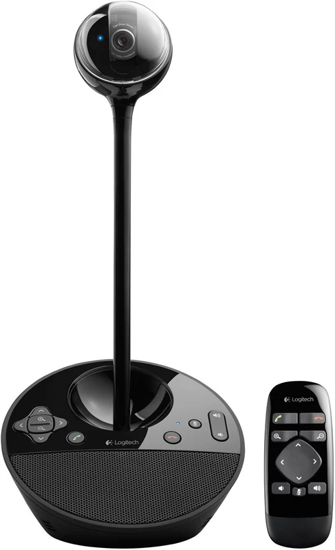 Logitech BCC950 Videokonferenz-Webcam mit Freisprecheinrichtung, HD Schwarz
