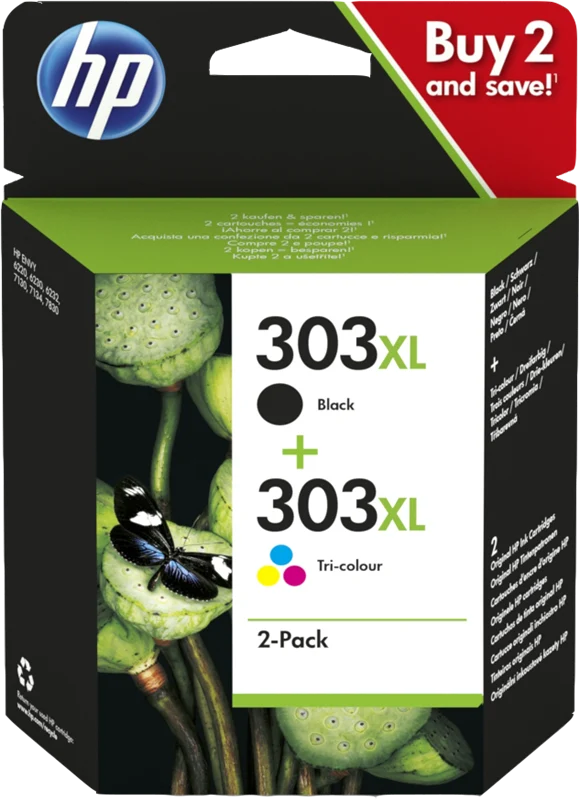 HP 303XL Multipack Schwarz/mehrere Farben