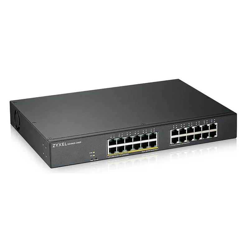 Zyxel GS1900-24EP Managed L2 Gigabit Ethernet (10/100/1000) Power over Ethernet (PoE) Schwarz
