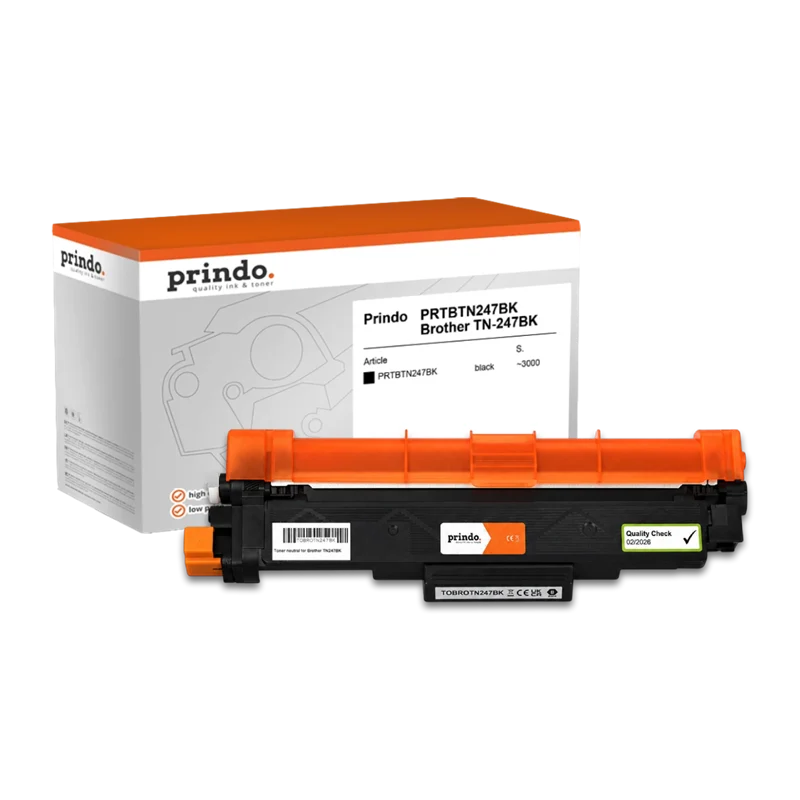 Prindo Classic Toner kompatibel mit Brother TN-247BK Schwarz
