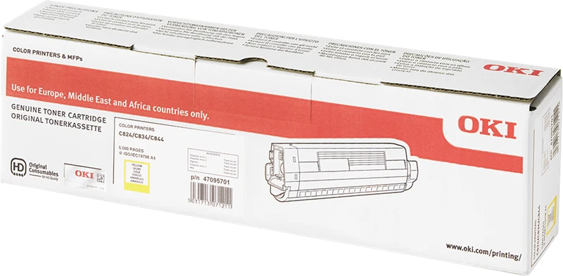 OKI 47095701 Gelb Toner