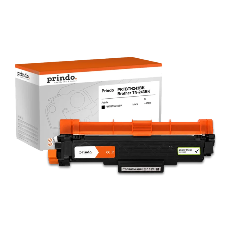 Prindo Classic Toner kompatibel mit Brother TN-243BK Schwarz