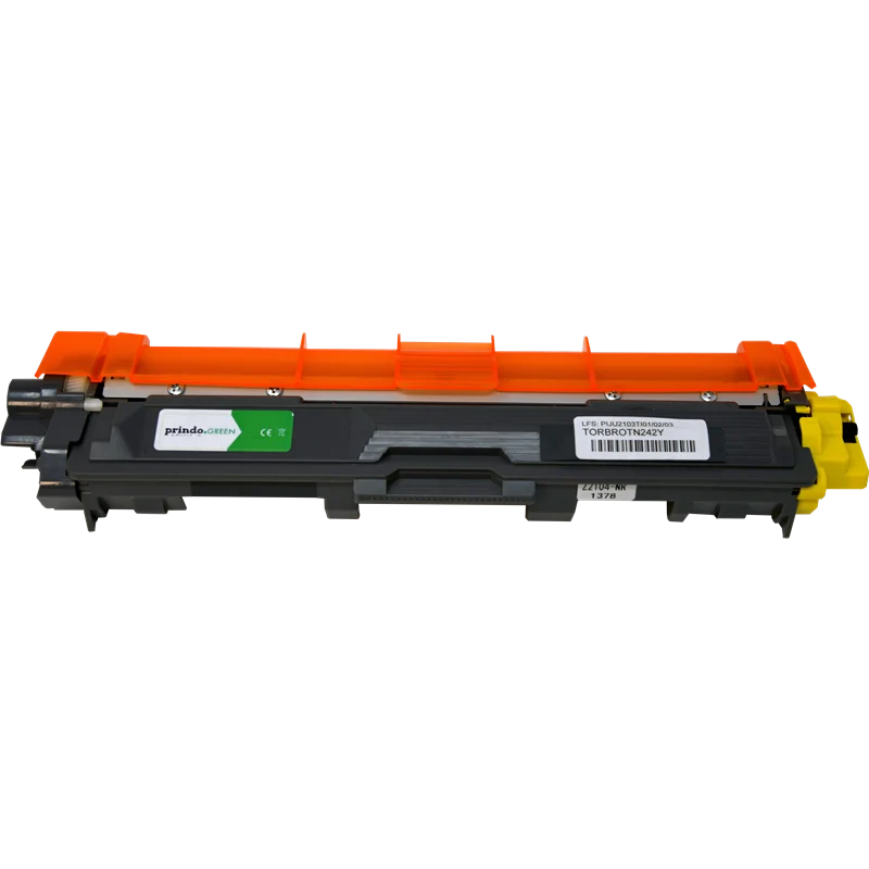 Prindo Green Toner kompatibel mit Brother TN-242Y Gelb