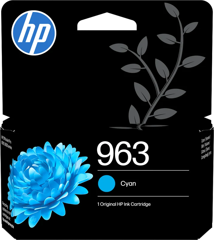 HP 963 Cyan Druckerpatrone 3JA23AE