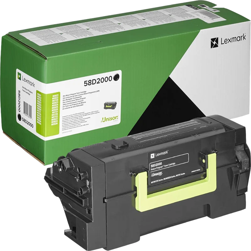 Lexmark 58D2000 Schwarz Toner