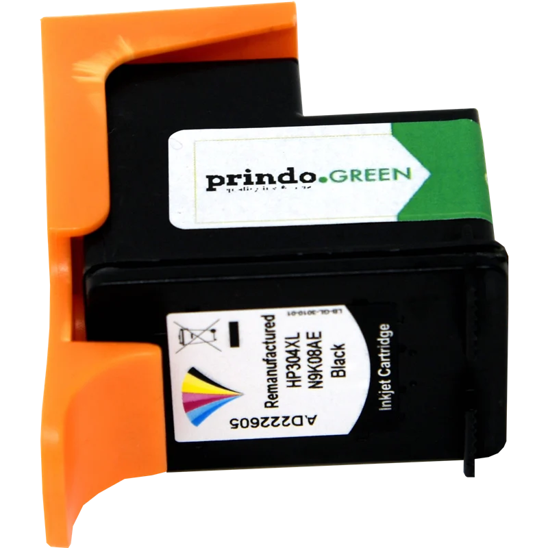 Prindo Green XL Druckerpatrone kompatibel mit HP 304 XL Schwarz