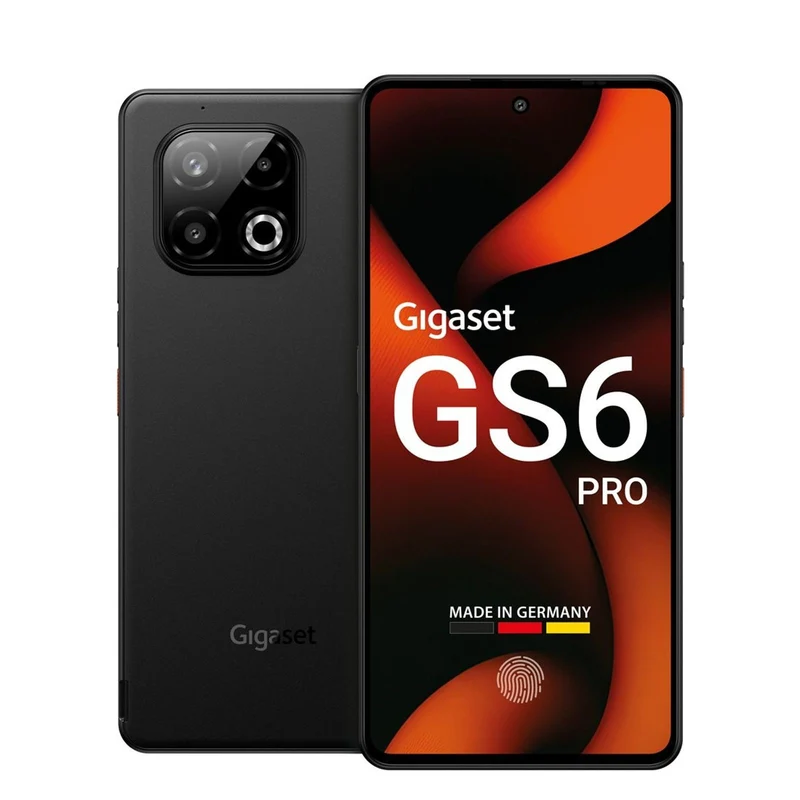 Gigaset GS6 PRO 16,9 cm (6.67) Dual-SIM Android 15 5G USB Typ-C 8 GB 128 GB 5300 mAh Schwarz