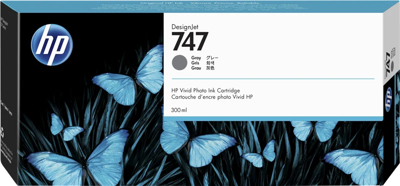 HP 747 Grau Druckerpatrone P2V86A