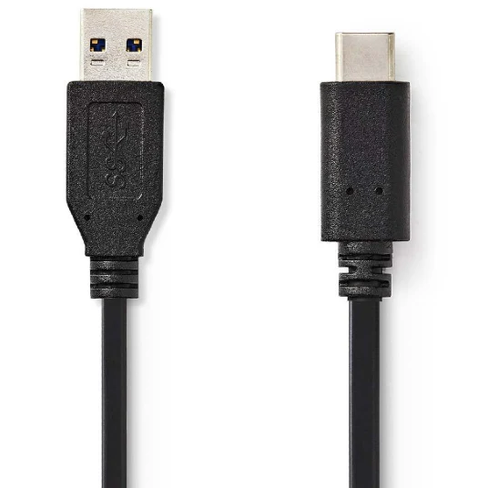Nedis USB-A - USB C3.1 Gen2 Kabel 1,0 m schwarz