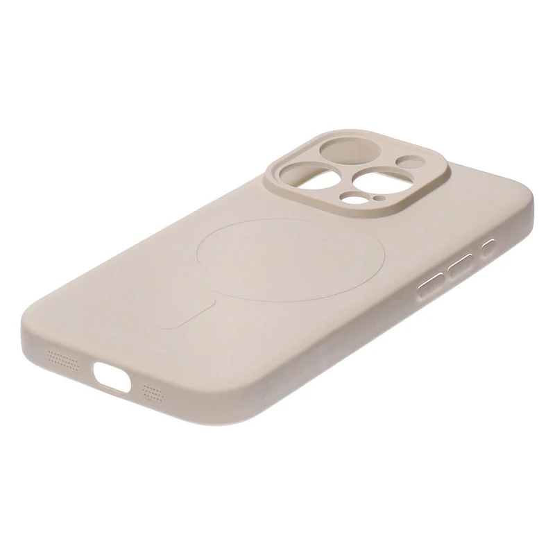 Mobilize Protection Pack iPhone 15 Pro Silikon Case Creme und Displayschutz