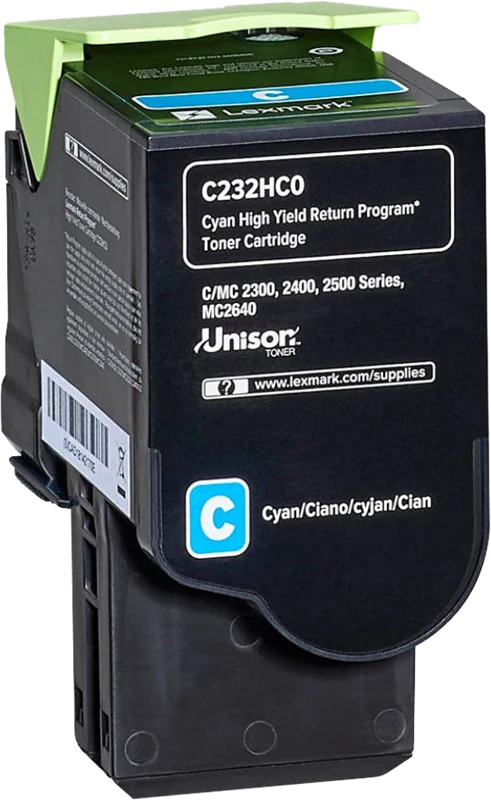 Lexmark C232HC0 Cyan Toner