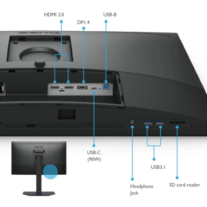 BenQ SW272U 4K 27-Zoll USB-C Monitor